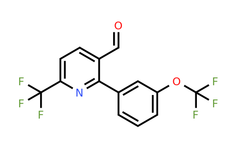 1261522-09-1 | 2-(3-(Trifluoromethoxy)phenyl)-6-(trifluoromethyl)nicotinaldehyde
