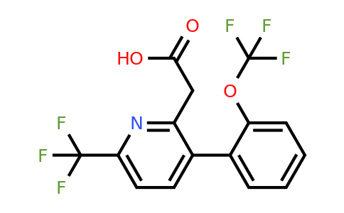 1261522-35-3 | 3-(2-(Trifluoromethoxy)phenyl)-6-(trifluoromethyl)pyridine-2-acetic acid