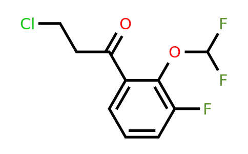 1261522-62-6 | 3-Chloro-2'-(difluoromethoxy)-3'-fluoropropiophenone