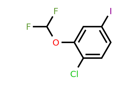 1261522-80-8 | 4-Chloro-3-(difluoromethoxy)iodobenzene