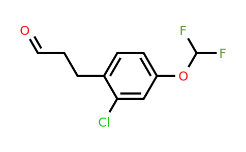 1261523-43-6 | 3-(2'-Chloro-4'-(difluoromethoxy)phenyl)propionaldehyde