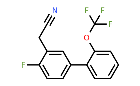 1261523-56-1 | 4-Fluoro-2'-(trifluoromethoxy)biphenyl-3-acetonitrile