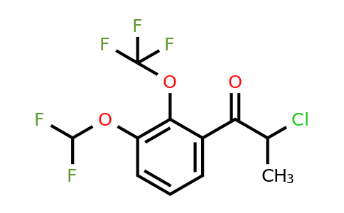 1261523-65-2 | 2-Chloro-3'-(difluoromethoxy)-2'-(trifluoromethoxy)propiophenone