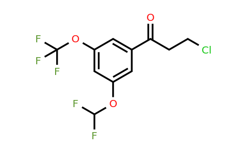 1261523-72-1 | 3-Chloro-3'-(difluoromethoxy)-5'-(trifluoromethoxy)propiophenone