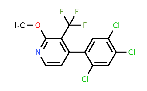 1261524-18-8 | 2-Methoxy-4-(2,4,5-trichlorophenyl)-3-(trifluoromethyl)pyridine