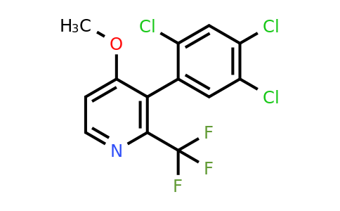 1261524-28-0 | 4-Methoxy-3-(2,4,5-trichlorophenyl)-2-(trifluoromethyl)pyridine