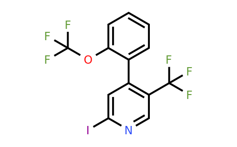 1261524-34-8 | 2-Iodo-4-(2-(trifluoromethoxy)phenyl)-5-(trifluoromethyl)pyridine