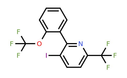 1261524-42-8 | 3-Iodo-2-(2-(trifluoromethoxy)phenyl)-6-(trifluoromethyl)pyridine