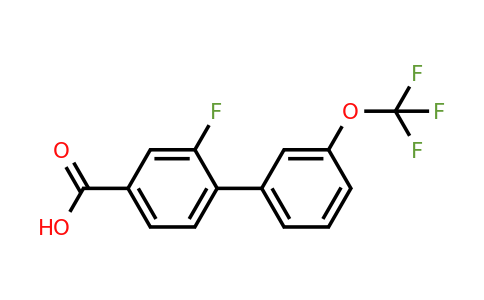 1261524-83-7 | 3-Fluoro-4-(3-trifluoromethoxyphenyl)benzoic acid