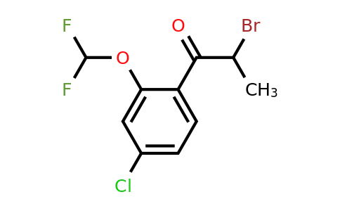1261524-96-2 | 2-Bromo-4'-chloro-2'-(difluoromethoxy)propiophenone