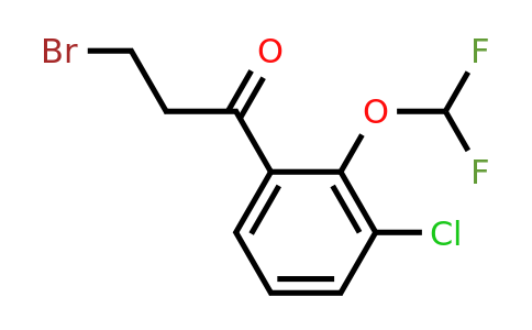 1261525-07-8 | 3-Bromo-3'-chloro-2'-(difluoromethoxy)propiophenone