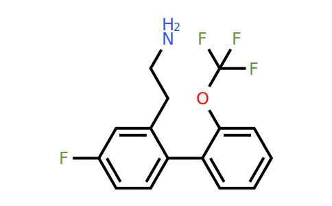 1261525-28-3 | 4-Fluoro-2'-(trifluoromethoxy)biphenyl-2-ethylamine