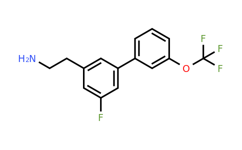 1261525-48-7 | 5-Fluoro-3'-(trifluoromethoxy)biphenyl-3-ethylamine