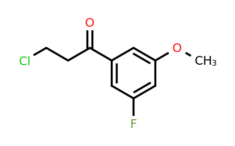 1261526-52-6 | 3-Chloro-3'-fluoro-5'-methoxypropiophenone