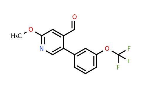 1261526-99-1 | 2-Methoxy-5-(3-(trifluoromethoxy)phenyl)isonicotinaldehyde