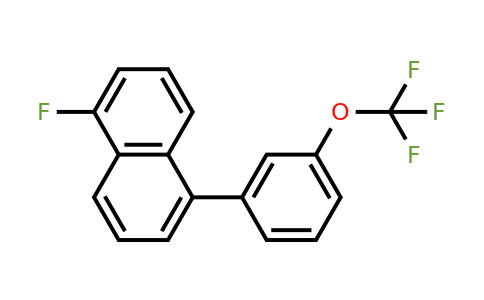 1261527-14-3 | 1-Fluoro-5-(3-(trifluoromethoxy)phenyl)naphthalene