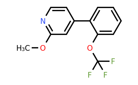 1261527-21-2 | 2-Methoxy-4-(2-(trifluoromethoxy)phenyl)pyridine