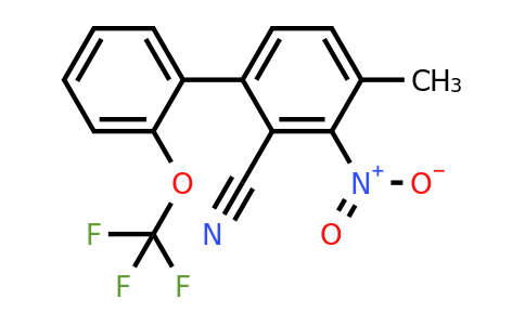 1261528-03-3 | 4-Methyl-2-Cyano-3-nitro-2'-(trifluoromethoxy)biphenyl