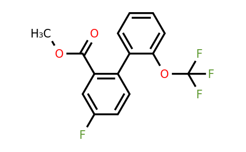 1261528-61-3 | Methyl 4-fluoro-2'-(trifluoromethoxy)biphenyl-2-carboxylate