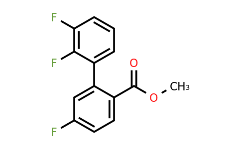 1261529-45-6 | Methyl 5,2',3'-trifluorobiphenyl-2-carboxylate