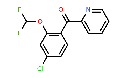 1261530-09-9 | 2-(4-Chloro-2-(difluoromethoxy)benzoyl)pyridine