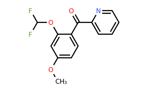1261531-75-2 | 2-(2-(Difluoromethoxy)-4-methoxybenzoyl)pyridine