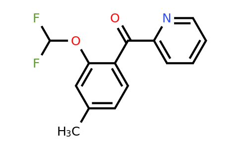 1261531-84-3 | 2-(2-(Difluoromethoxy)-4-methylbenzoyl)pyridine