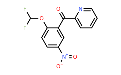 1261531-87-6 | 2-(2-(Difluoromethoxy)-5-nitrobenzoyl)pyridine
