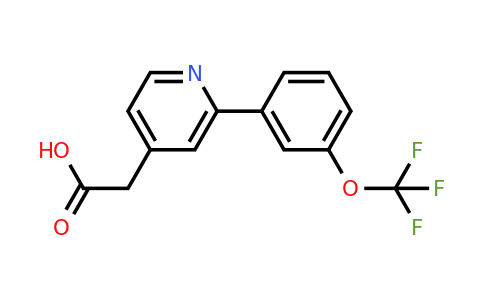 1261532-90-4 | 2-(3-(Trifluoromethoxy)phenyl)pyridine-4-acetic acid