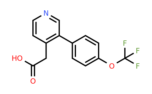 1261532-99-3 | 3-(4-(Trifluoromethoxy)phenyl)pyridine-4-acetic acid