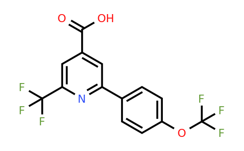 1261533-68-9 | 2-(4-(Trifluoromethoxy)phenyl)-6-(trifluoromethyl)isonicotinic acid