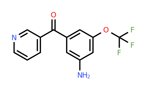 1261534-86-4 | 3-(3-Amino-5-(trifluoromethoxy)benzoyl)pyridine
