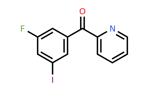 1261536-22-4 | 2-(3-Fluoro-5-iodobenzoyl)pyridine