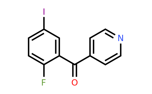 1261536-40-6 | 4-(2-Fluoro-5-iodobenzoyl)pyridine
