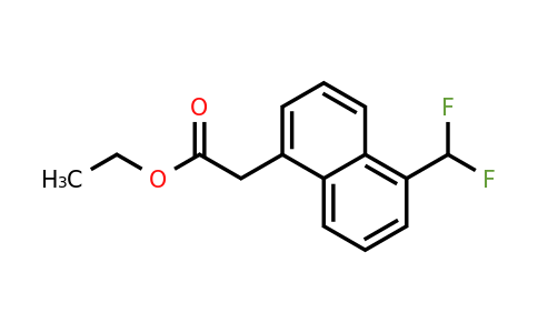 1261536-72-4 | Ethyl 1-(difluoromethyl)naphthalene-5-acetate