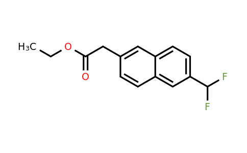 1261536-93-9 | Ethyl 2-(difluoromethyl)naphthalene-6-acetate