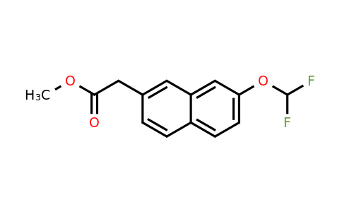 1261542-12-4 | Methyl 2-(difluoromethoxy)naphthalene-7-acetate
