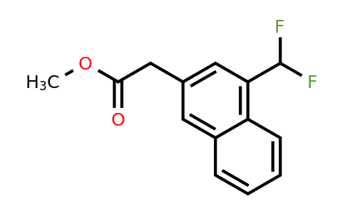 1261542-23-7 | Methyl 1-(difluoromethyl)naphthalene-3-acetate