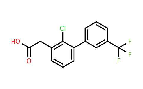 1261545-21-4 | 2-Chloro-3'-(trifluoromethyl)biphenyl-3-acetic acid