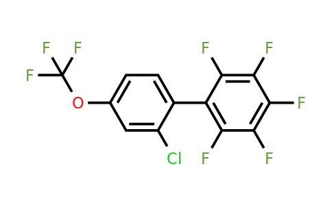 1261546-55-7 | 2'-Chloro-2,3,4,5,6-pentafluoro-4'-(trifluoromethoxy)biphenyl