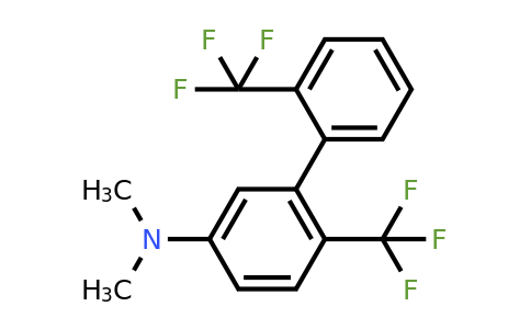 1261549-05-6 | (6,2'-Bis(trifluoromethyl)biphenyl-3-yl)-dimethyl-amine
