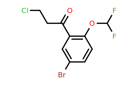1261551-88-5 | 5'-Bromo-3-chloro-2'-(difluoromethoxy)propiophenone