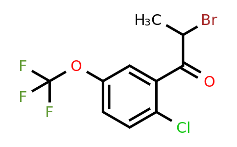 1261552-16-2 | 2-Bromo-2'-chloro-5'-(trifluoromethoxy)propiophenone