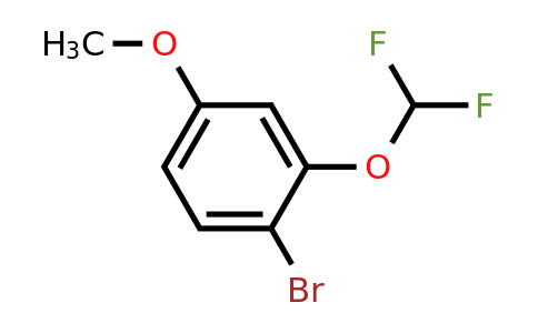 1261552-32-2 | 1-Bromo-2-(difluoromethoxy)-4-methoxybenzene