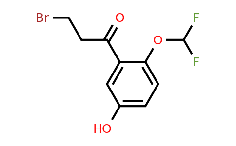 1261552-39-9 | 3-Bromo-2'-(difluoromethoxy)-5'-hydroxypropiophenone