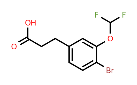 1261552-45-7 | 3-(4'-Bromo-3'-(difluoromethoxy)phenyl)propionic acid