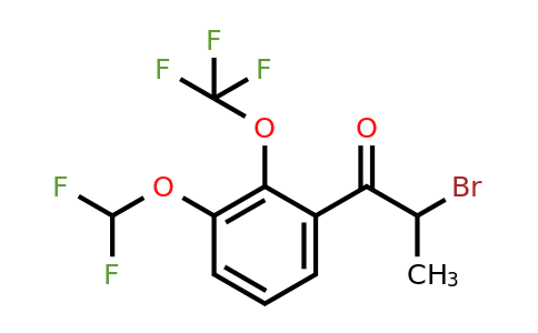 1261552-62-8 | 2-Bromo-3'-(difluoromethoxy)-2'-(trifluoromethoxy)propiophenone