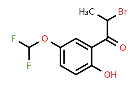 1261552-84-4 | 2-Bromo-2'-hydroxy-5'-(difluoromethoxy)propiophenone