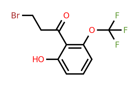 1261552-94-6 | 3-Bromo-2'-hydroxy-6'-(trifluoromethoxy)propiophenone