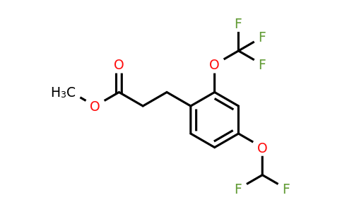 1261553-37-0 | Methyl 3-(4'-(difluoromethoxy)-2'-(trifluoromethoxy)phenyl)propionate